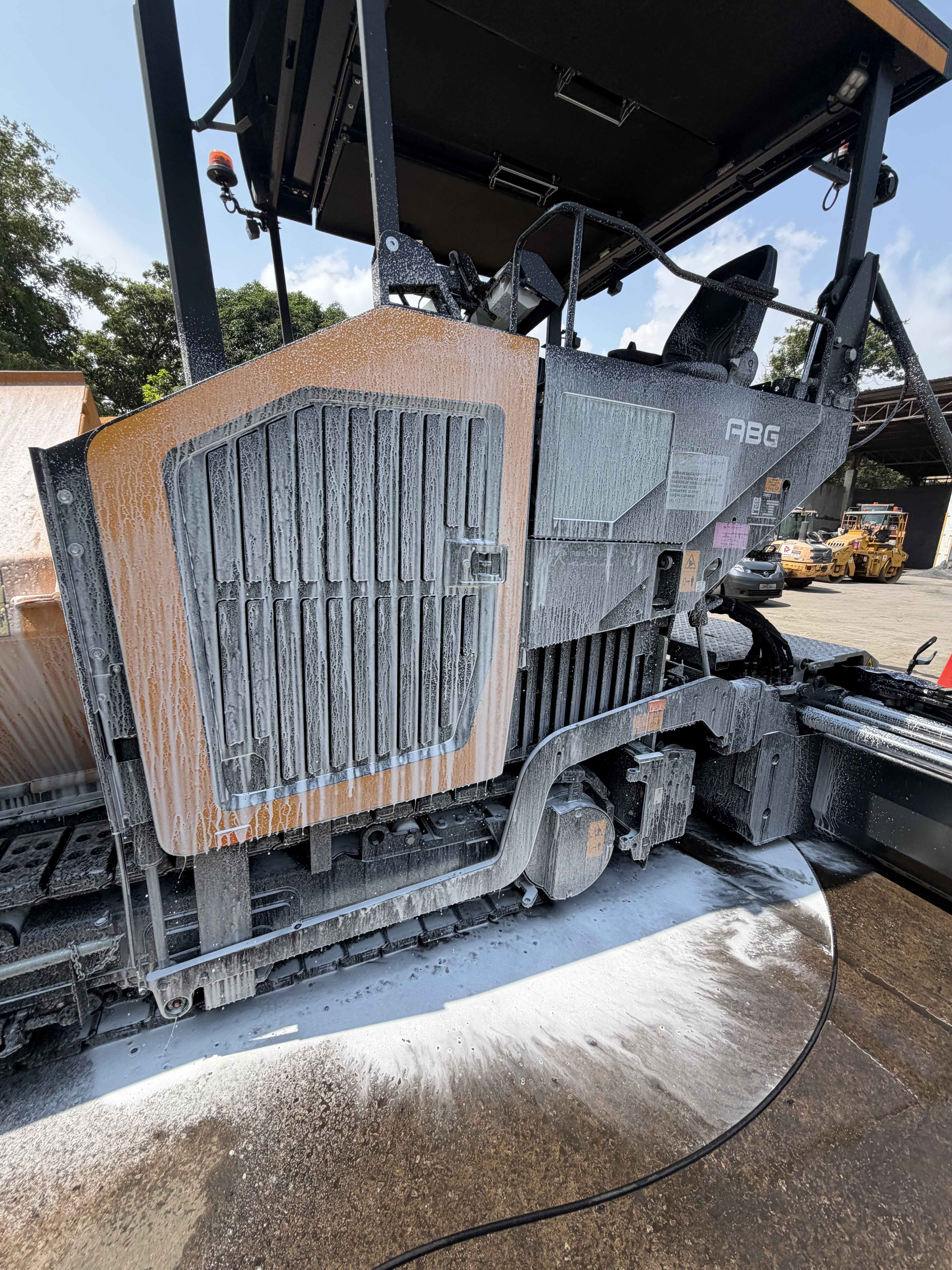 During — machinery degreasing by ZAPCLEAN