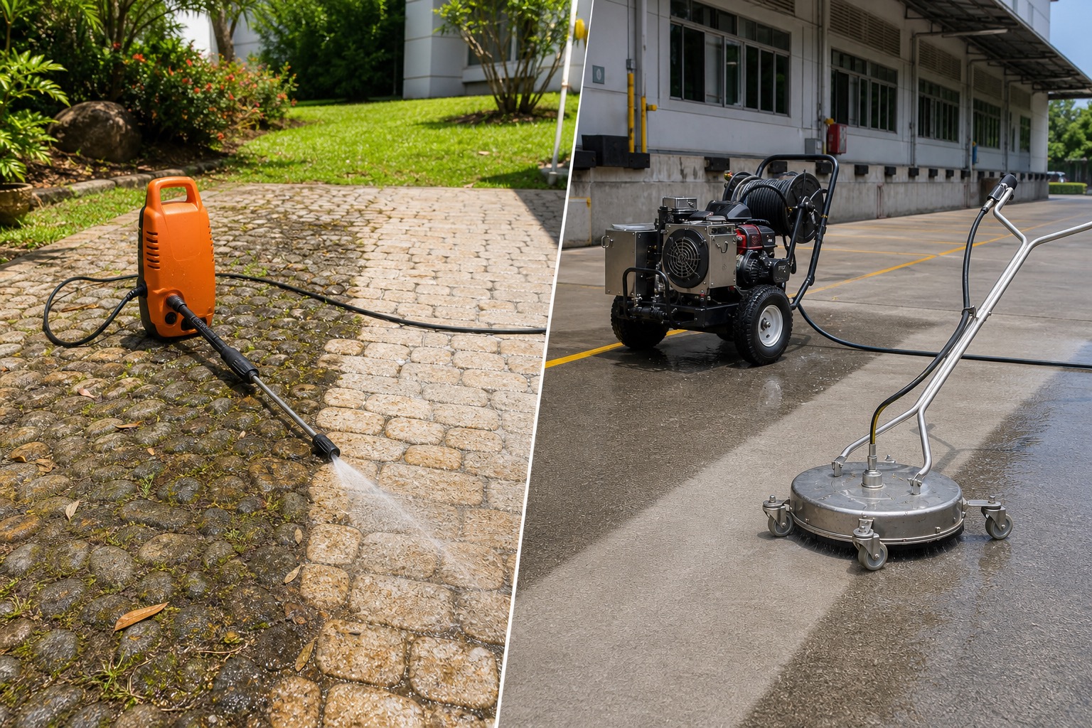 Cover photo for DIY vs Professional Pressure Cleaning: What You Need to Know